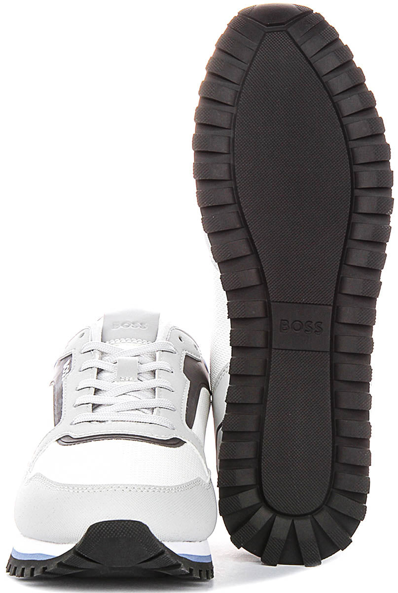 Boss Parkour L Runn In White Grey For Men