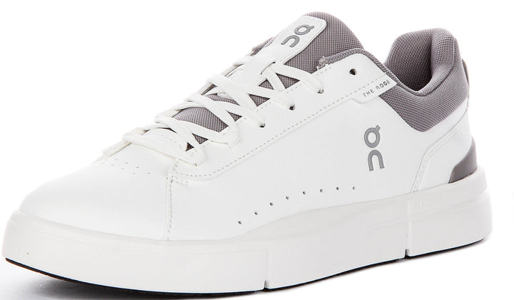 On Running The Roger Adv In White Grey For Men