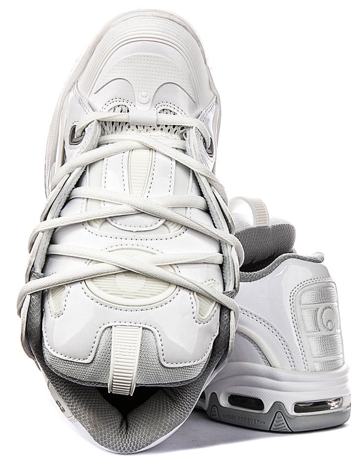 Osiris D3 2001 In White Grey For Men