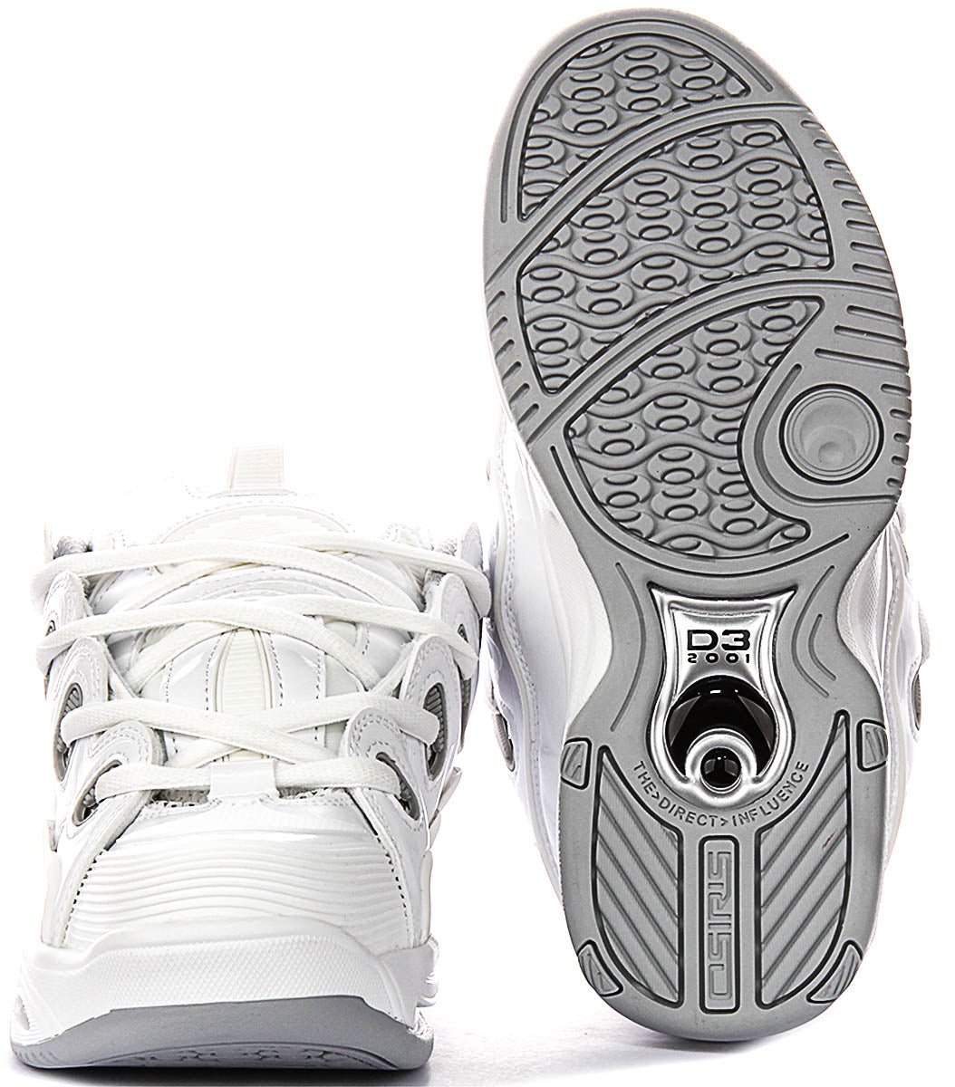 Osiris D3 2001 In White Grey For Men