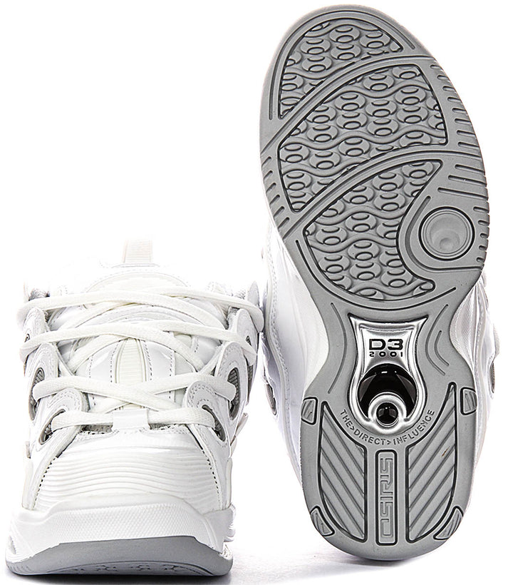 Osiris D3 2001 In White Grey For Men
