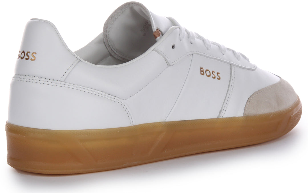 Boss Brandon Tennis In White Gum For Men