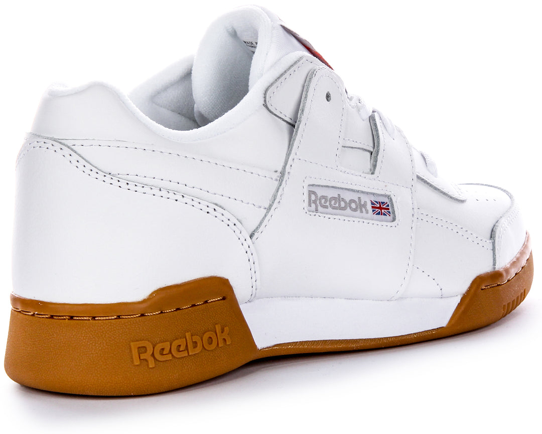 Reebok Workout Plus In White Gum