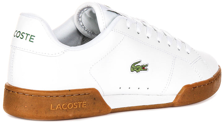 Lacoste Carnaby Cupsole In White Gum For Men