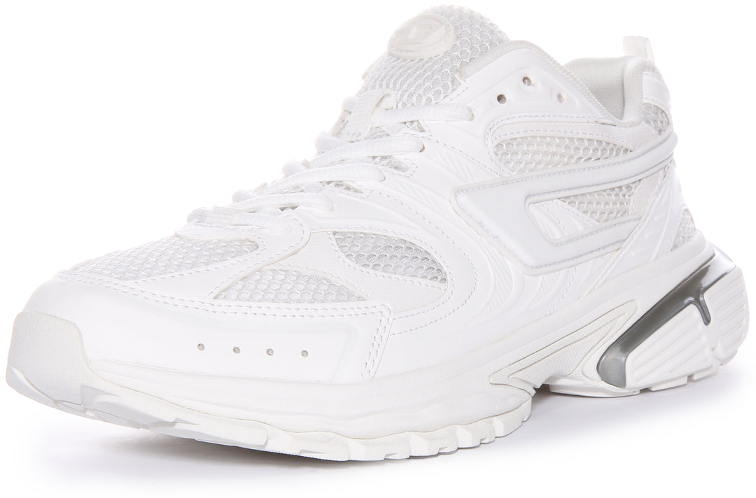 Diesel S Serendipity Sneaker In White Mono For Men