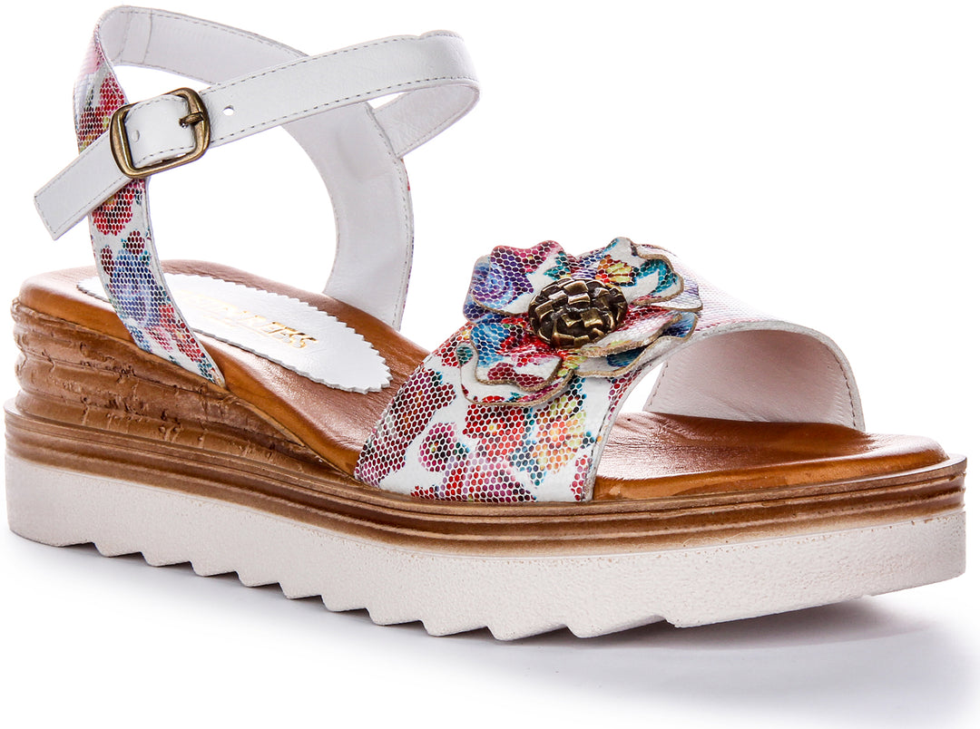 Justinreess England Tania In White Multi For Women