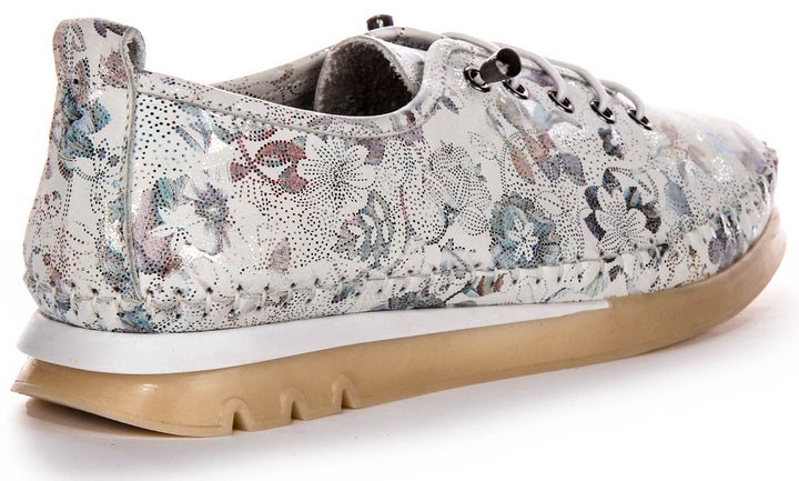 Justinreess England Bryony In White Floral