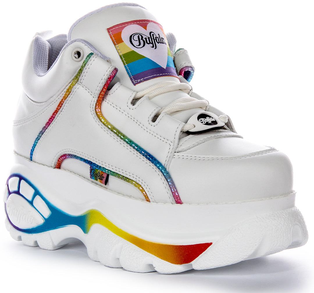 Buffalo 1339-14 2.0 In White Rainbow For Women