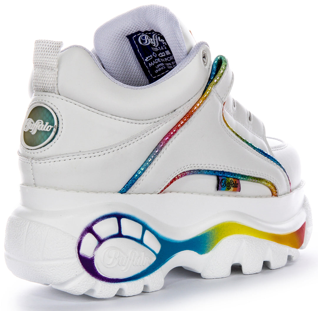 Buffalo 1339-14 2.0 In White Rainbow For Women