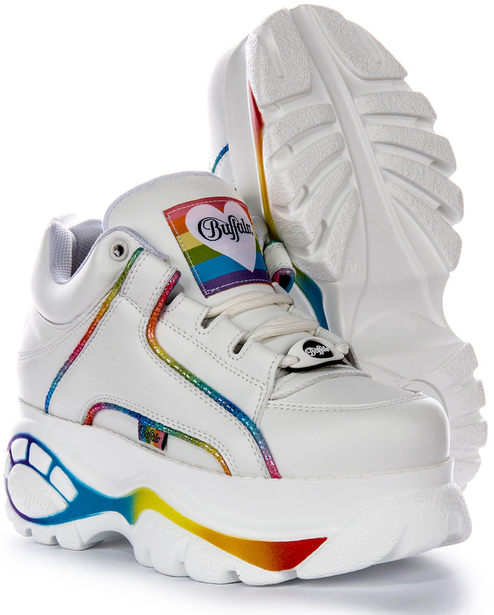 Buffalo 1339-14 2.0 In White Rainbow For Women