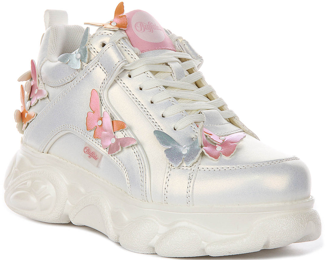Buffalo Cld Corin Butterfly In White Multi For Women
