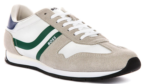 Boss Levon Runner Nymi In White Multi For Men