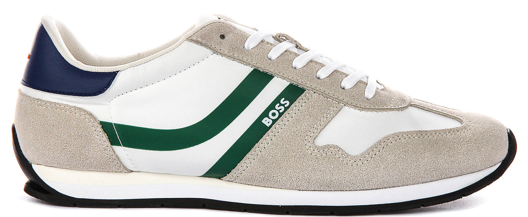 Boss Levon Runn Nymi In White Multi For Men