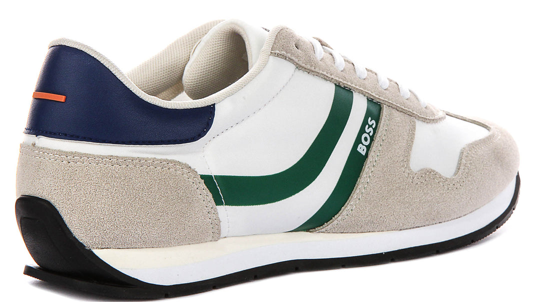 Boss Levon Runn Nymi In White Multi For Men
