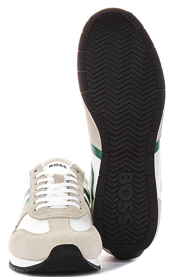 Boss Levon Runn Nymi In White Multi For Men