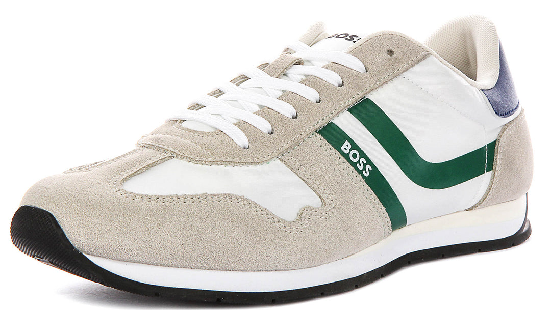 Boss Levon Runn Nymi In White Multi For Men