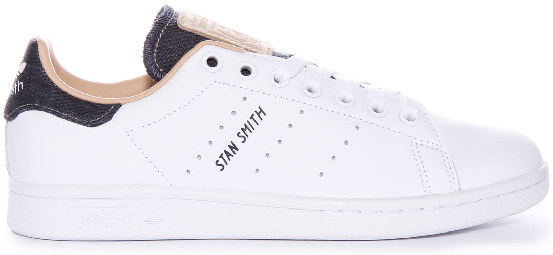 Adidas Stan Smith In White Navy For Men