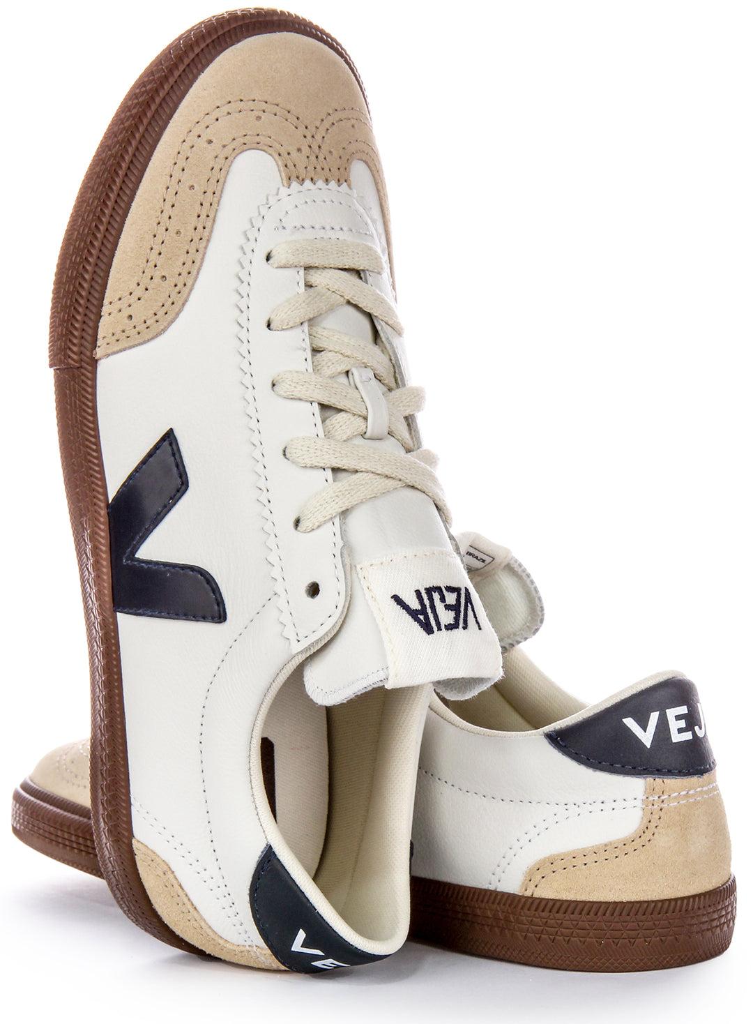 Veja Men's Volley Sneaker in White/Natural Veja Men's Volley Sneaker in White/Natural