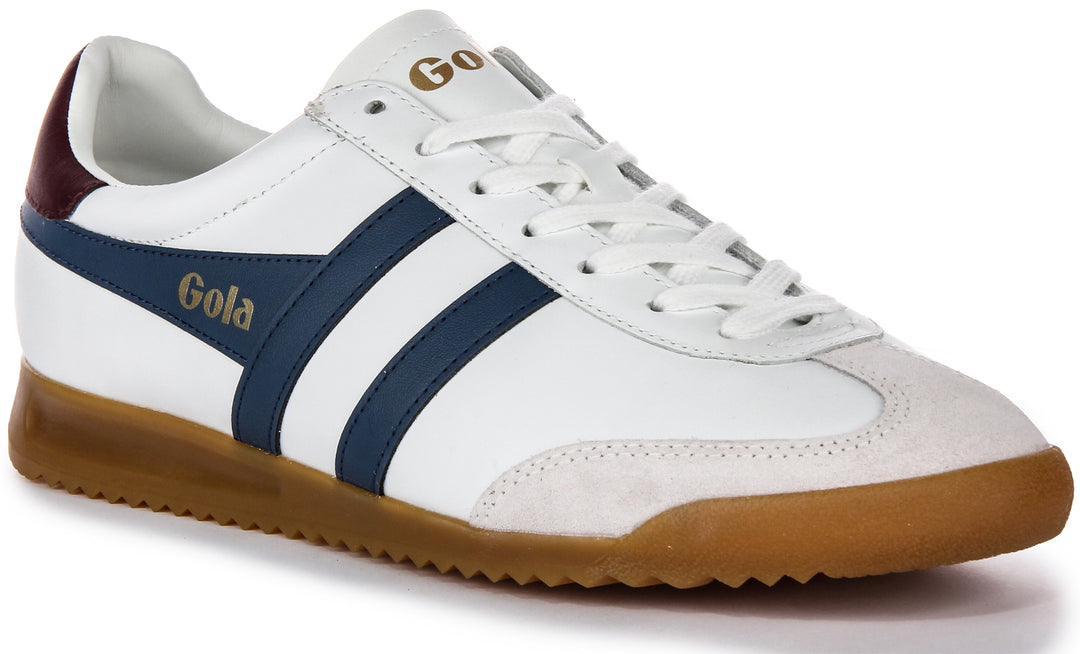 Gola Classics Torpedo In White Navy For Men Lace up Trainers
