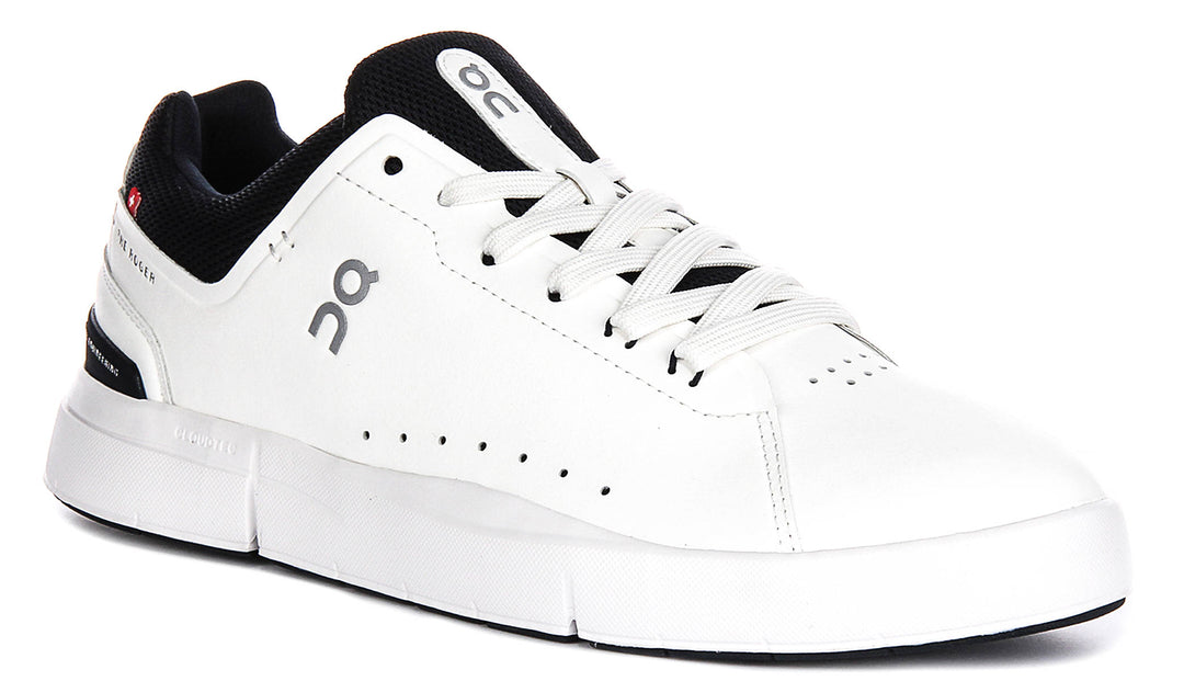 On Running The Roger Adv In White Navy For Men