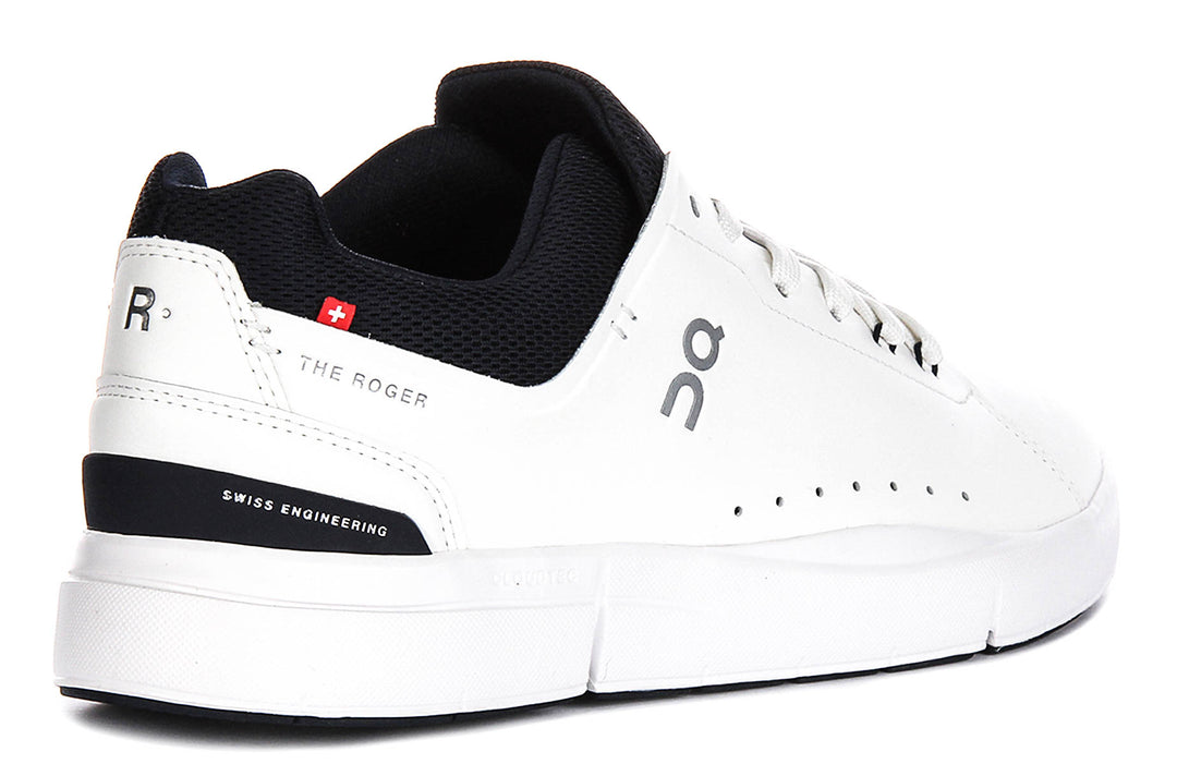 On Running The Roger Adv In White Navy For Men