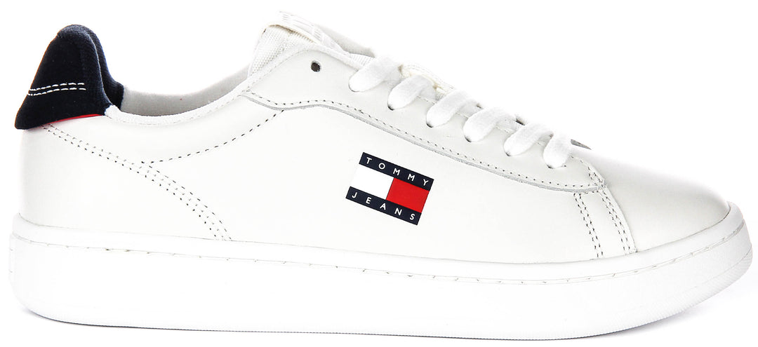 Tommy Jeans Archive 98 In White Navy For Women