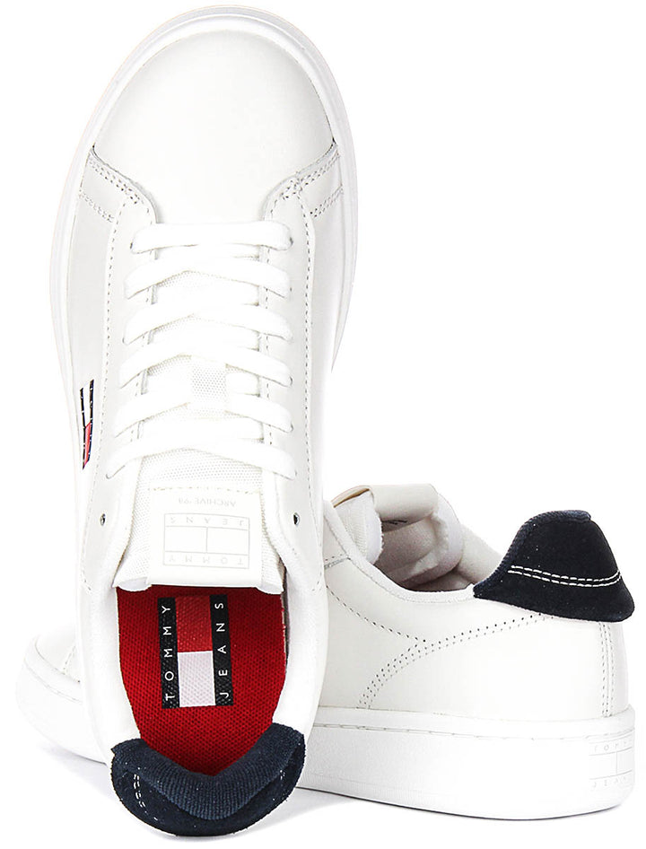 Tommy Jeans Archive 98 In White Navy For Women