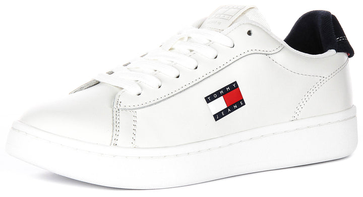 Tommy Jeans Archive 98 In White Navy For Women
