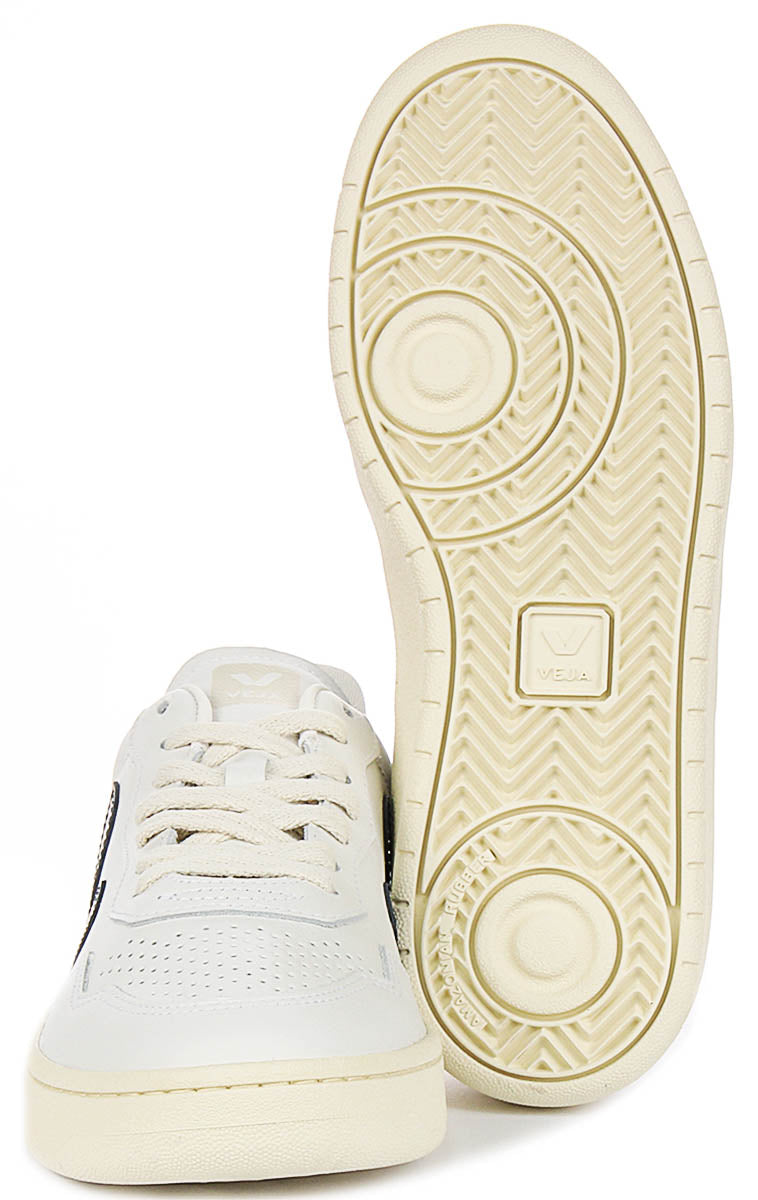 Veja V 90 OT Leather In White Navy For Men