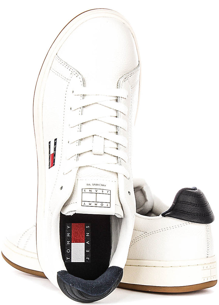 Tommy Hilfiger Archive 98 In White Navy For Men