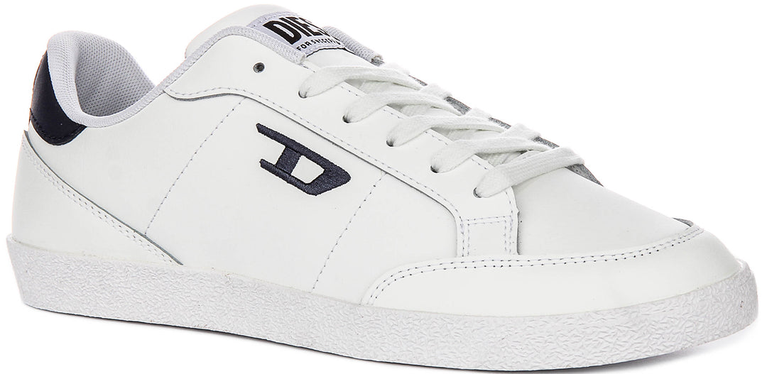 Diesel S D Leo low Sneaker In White Navy For Men