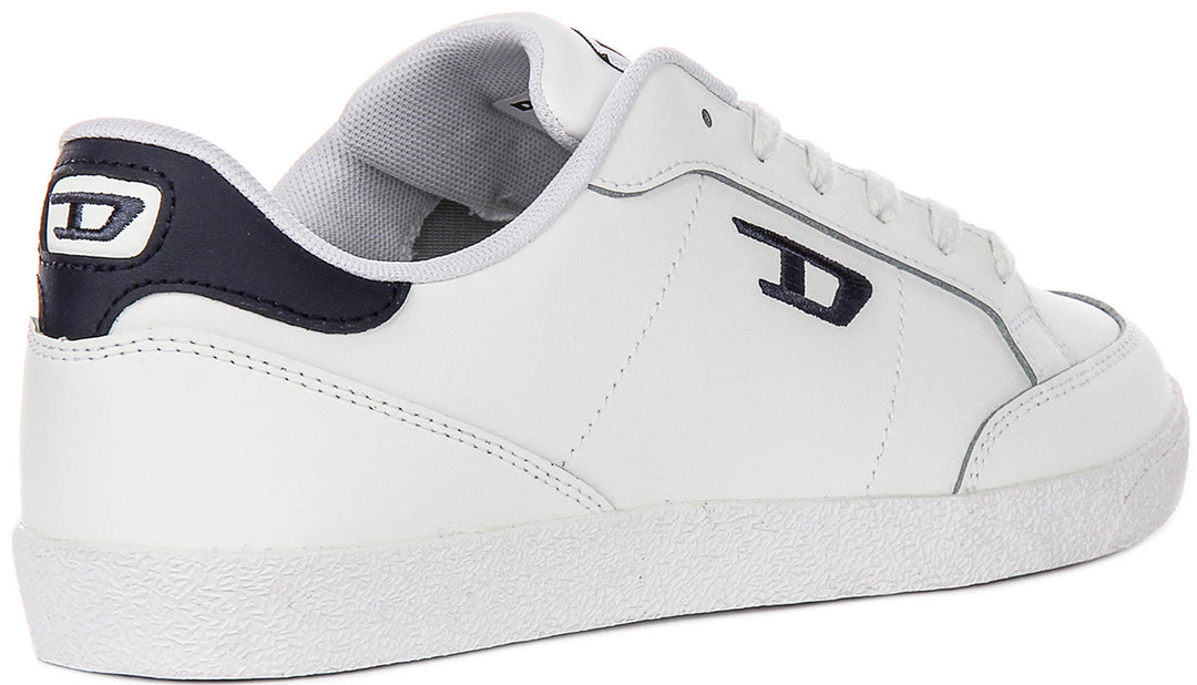 Diesel S D Leo low Sneaker In White Navy For Men