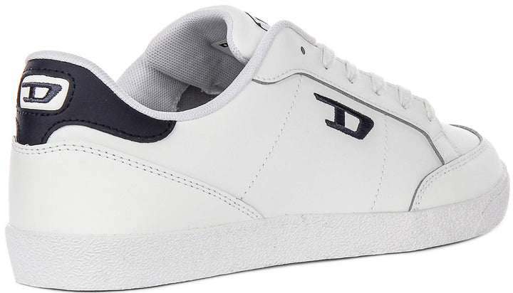 Diesel S D Leo low Sneaker In White Navy For Men
