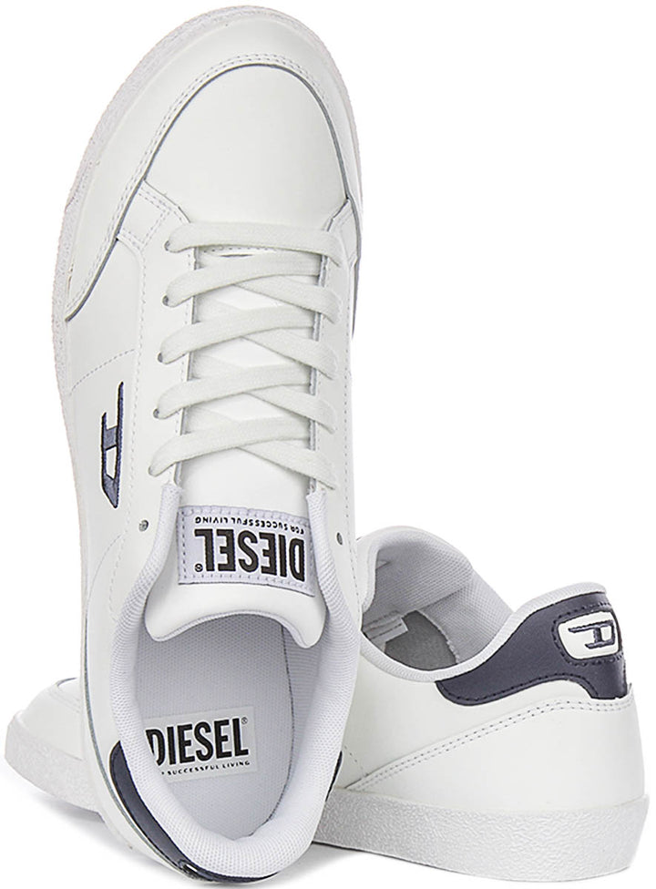 Diesel S D Leo low Sneaker In White Navy For Men