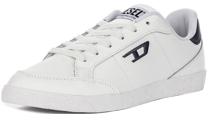 Diesel S D Leo low Sneaker In White Navy For Men