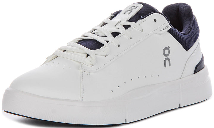 On Running The Roger Advantage In White Navy For Men