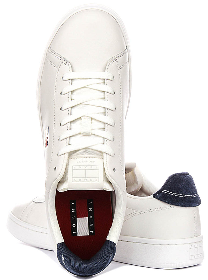 Tommy Hilfiger Archive 98 In White Navy For Men Sneaker
