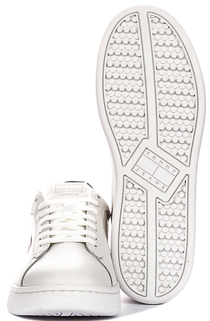 Tommy Hilfiger Archive 98 In White Navy For Men Sneaker