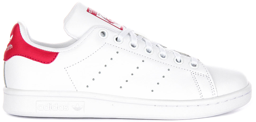 Adidas Stan Smith en Blanco Rosado para Jóvenes