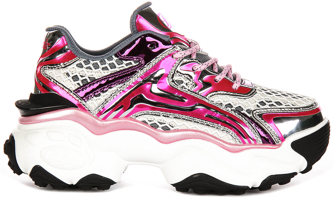 Buffalo Score Tec In White Pink For Women