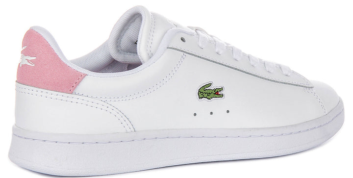 Lacoste Carnaby Set In White Pink For Women