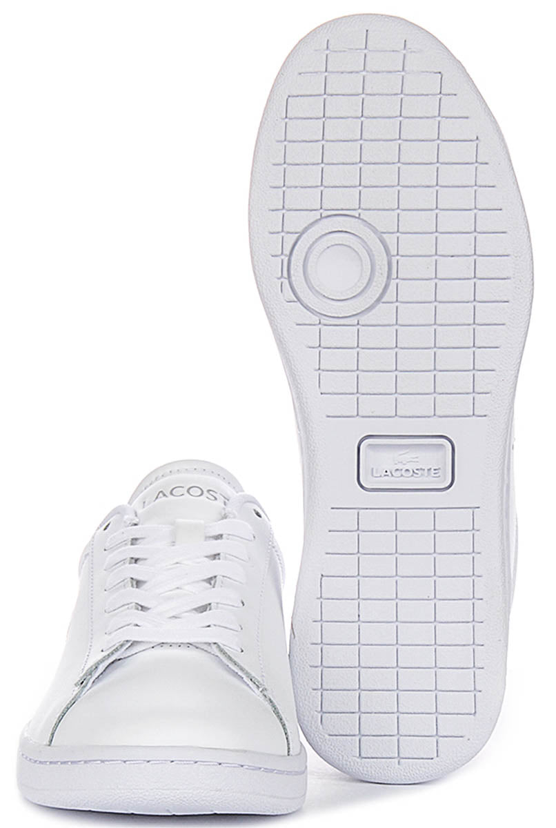Lacoste Carnaby Set In White Pink For Women