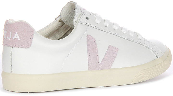 Veja Esplar Logo In White Purple For Women