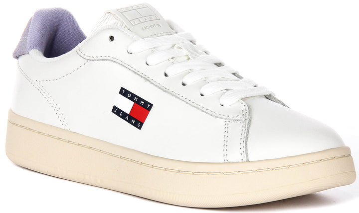 Tommy Jeans Archive 98 In White Purple For Women