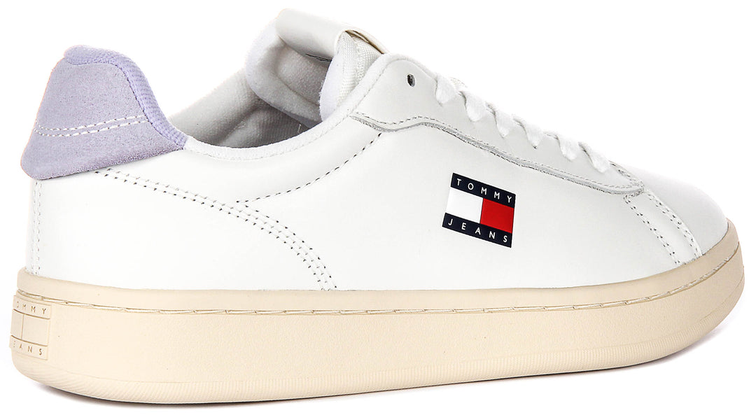 Tommy Jeans Archive 98 In White Purple For Women