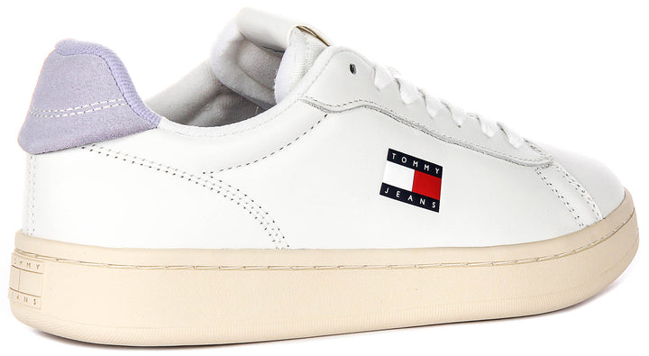 Tommy Jeans Archive 98 In White Purple For Women