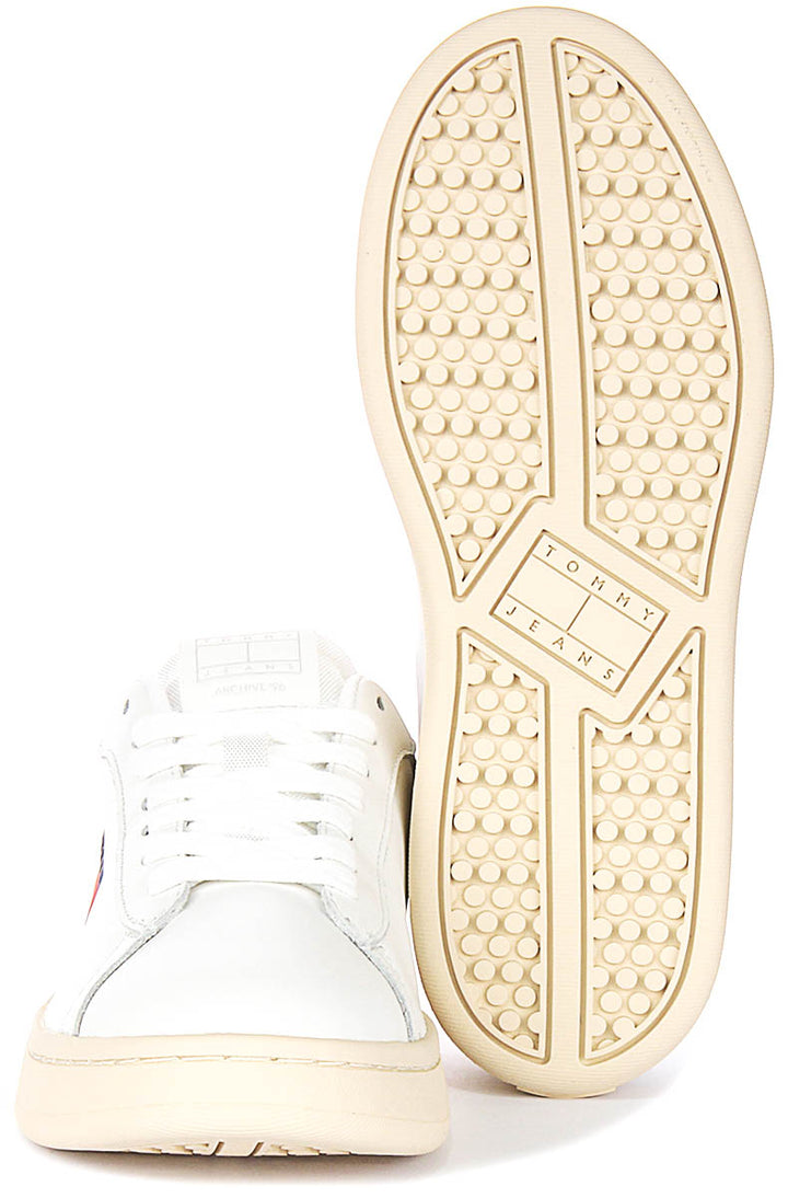 Tommy Jeans Archive 98 In White Purple For Women