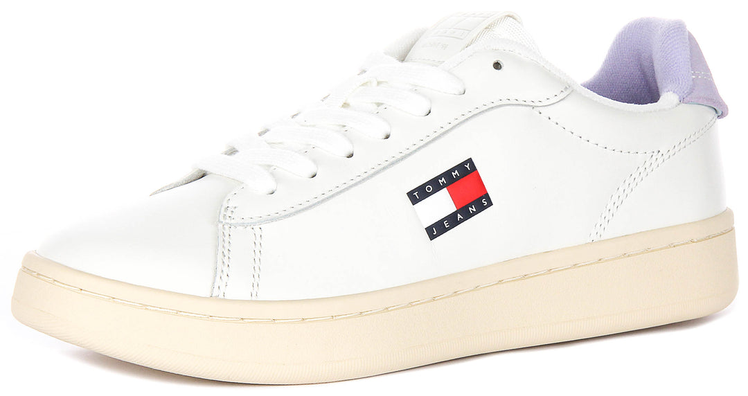 Tommy Jeans Archive 98 In White Purple For Women