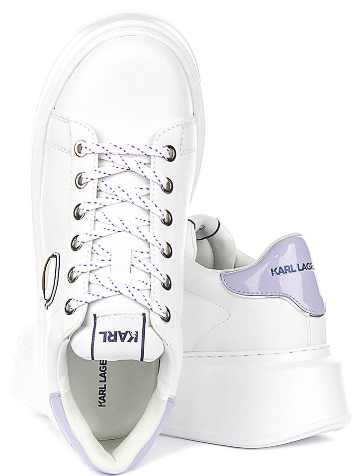 Karl Lagerfeld Anakapri NFT In White Purple For Women