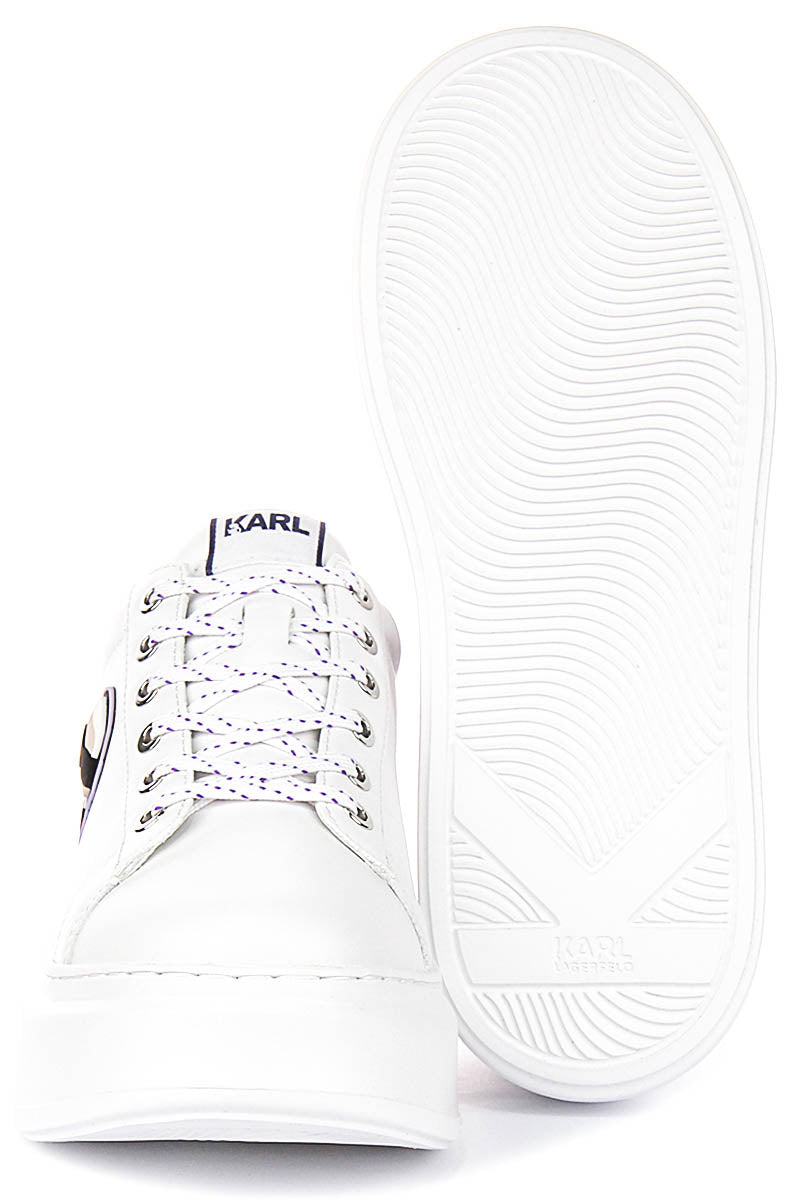 Karl Lagerfeld Anakapri NFT In White Purple For Women
